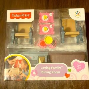 NIB Fisher Price Loving Family Dining Room for doll house